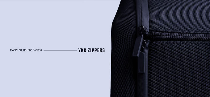 Easy gliding with YKK zippers